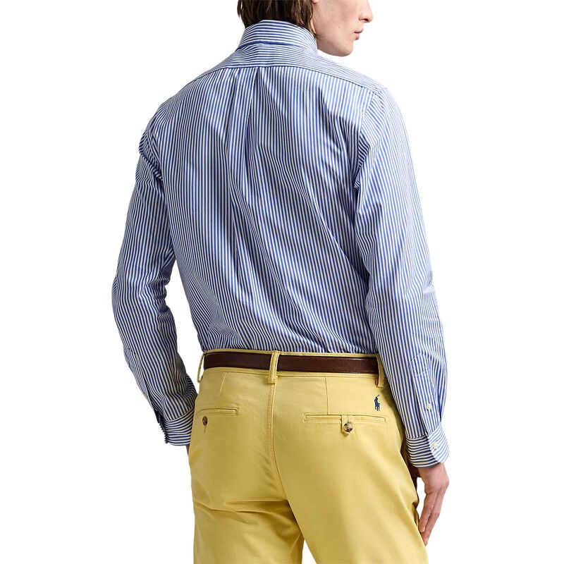 Polo Ralph Lauren Classic Fit Crest Striped Poplin Shirt image number 1